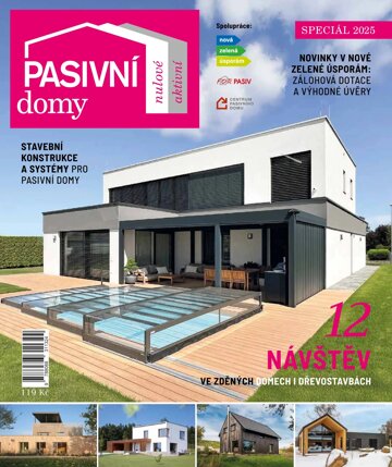 Obálka e-magazínu PASIVNÍ domy 2025