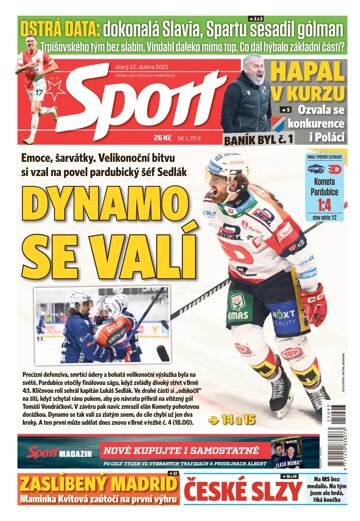 Obálka e-magazínu Sport 22.4.2025