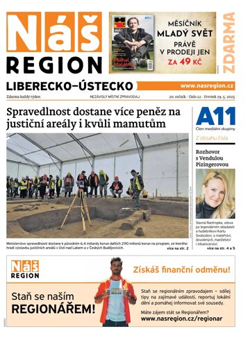 Obálka e-magazínu Náš Region - Ústecko 22/2025