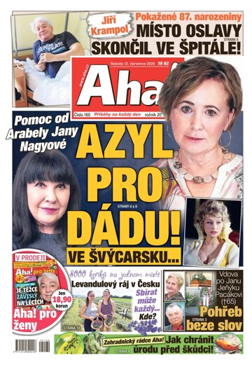 Obálka e-magazínu AHA! 12.7.2025