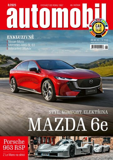 Obálka e-magazínu Automobil 8/2025