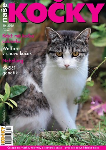 Obálka e-magazínu Naše kočky 10/2025