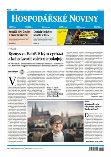 Obálka e-magazínu Hospodářské noviny 193 - 3.10.2025