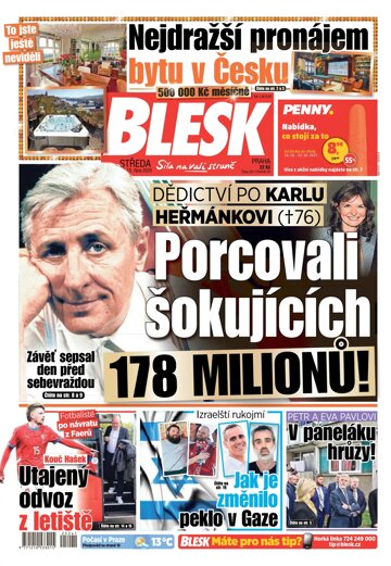 Obálka e-magazínu Blesk 15.10.2025