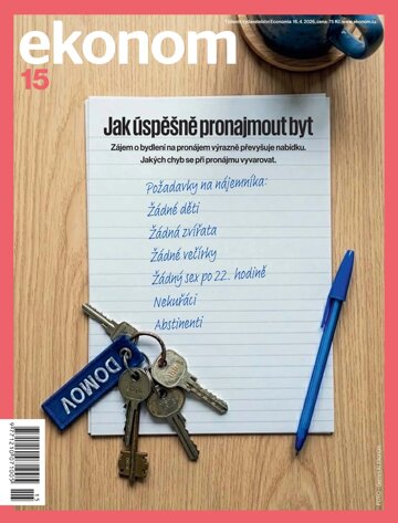 Obálka e-magazínu Ekonom 15 - 16.4.2026