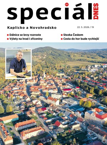 Obálka e-magazínu Magazín DNES SPECIÁL Jižní Čechy - 22.5.2026