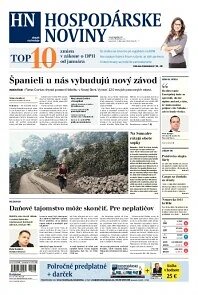 Obálka e-magazínu Hospodárske noviny 03.02.2014