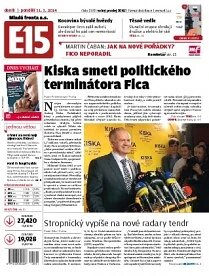 Obálka e-magazínu E15 31.3.2014