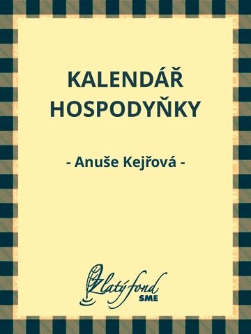Obálka knihy Kalendář hospodyňky