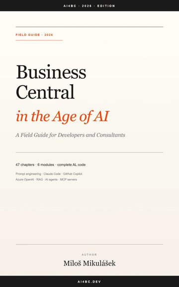 Obálka knihy Business Central in the Age of AI