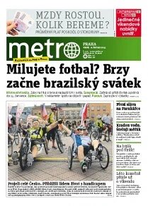 Obálka e-magazínu deník METRO 6.6.2014