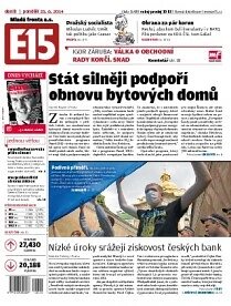 Obálka e-magazínu E15 23.6.2014