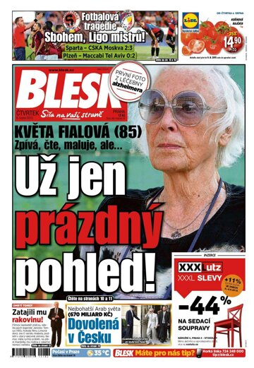 Obálka e-magazínu Blesk 6.8.2015