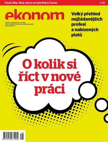 Obálka e-magazínu Ekonom 16 - 21.4.2016