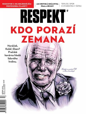 Obálka e-magazínu Respekt 17/2016