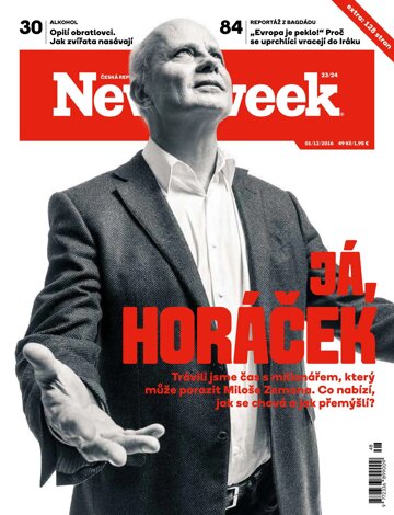Obálka e-magazínu Newsweek CZ 23+24/2016