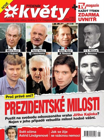 Obálka e-magazínu Týdeník Květy 21/2017
