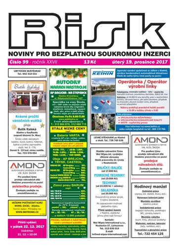 Obálka e-magazínu Risk 99/2017