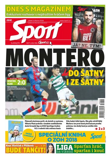 Obálka e-magazínu Sport 9.3.2018