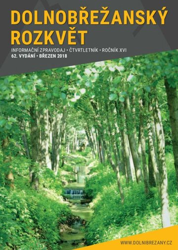 Obálka e-magazínu Dolnobřežanský Rozkvět vydání č. 62