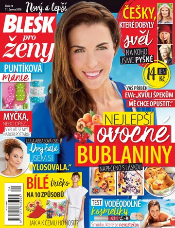 Obálka e-magazínu Blesk pro ženy 11.6.2018