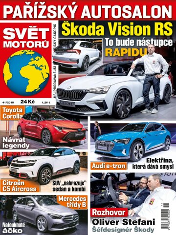 Obálka e-magazínu Svět motorů 41/2018