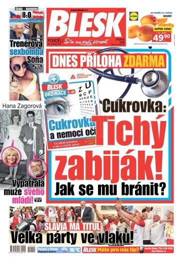 Obálka e-magazínu Blesk 20.5.2019