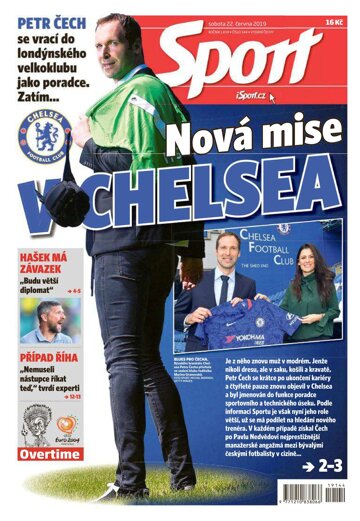 Obálka e-magazínu Sport 22.6.2019