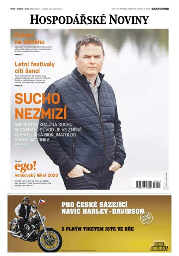 Obálka e-magazínu Hospodářské noviny 093 - 15.5.2020