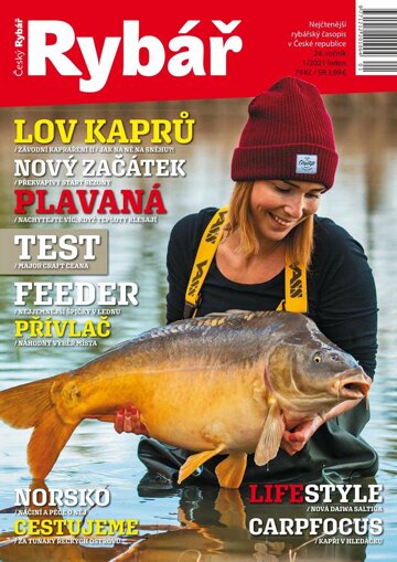 Obálka e-magazínu Český rybář 1/2021