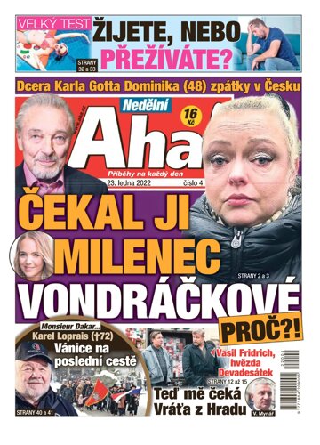 Obálka e-magazínu Nedělní AHA! 23.1.2022