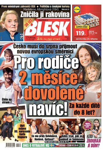 Obálka e-magazínu Blesk 24.3.2022