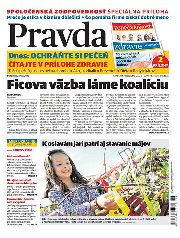 Obálka e-magazínu Pravda 2. 5. 2022