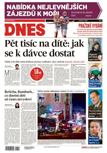 Obálka e-magazínu MF Dnes 2.6.2022