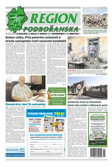 Obálka e-magazínu Region Podbořanska 33/2022