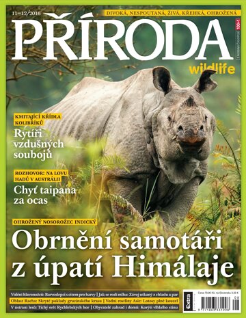 Obálka e-magazínu Příroda 11-12/2016