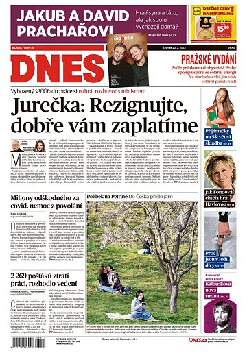 Obálka e-magazínu MF Dnes 23.3.2023