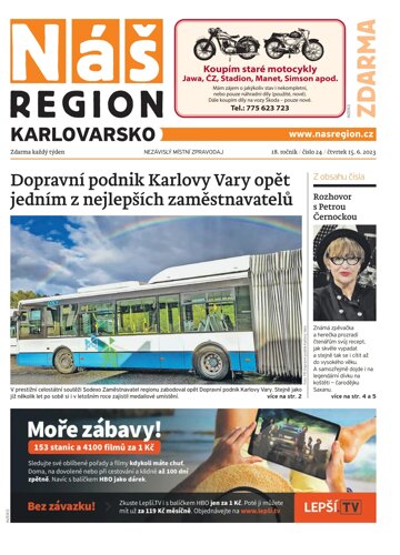 Obálka e-magazínu Náš Region - Karlovarsko 24/2023
