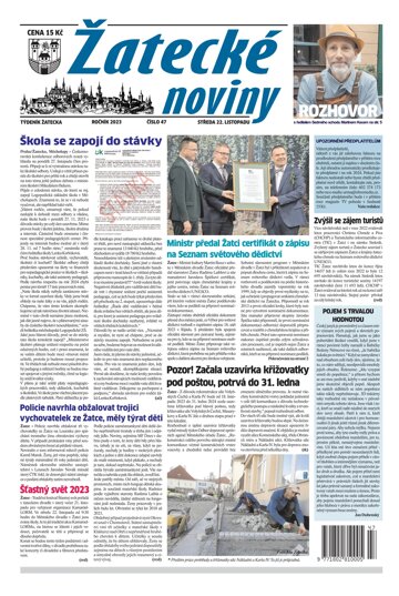 Obálka e-magazínu Žatecké noviny 47/23