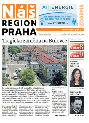 Obálka e-magazínu Náš Region - Praha 15/2024