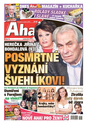 Obálka e-magazínu AHA! 3.4.2025