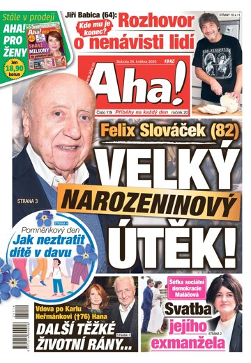 Obálka e-magazínu AHA! 24.5.2025