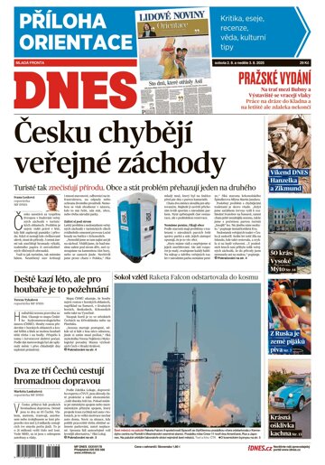 Obálka e-magazínu MF Dnes 2.8.2025
