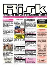 Obálka e-magazínu Risk 16/2014