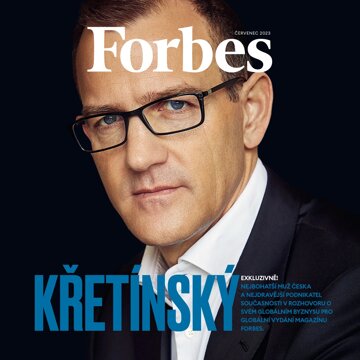 Obálka audioknihy Forbes červenec 2023