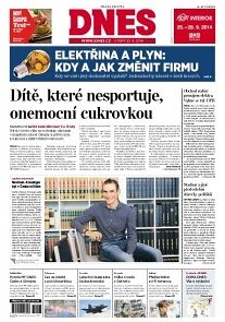 Obálka e-magazínu MF Dnes 23.9.2014