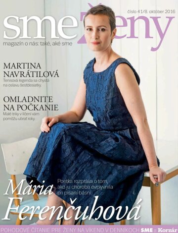 Obálka e-magazínu SME ženy 8/10/2016