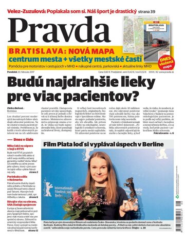 Obálka e-magazínu Pravda 20. 2. 2017