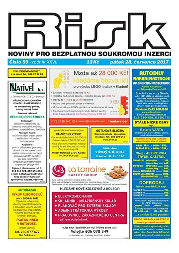 Obálka e-magazínu Risk 59/2017
