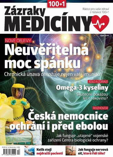 Obálka e-magazínu Zázraky medicíny 10/2018